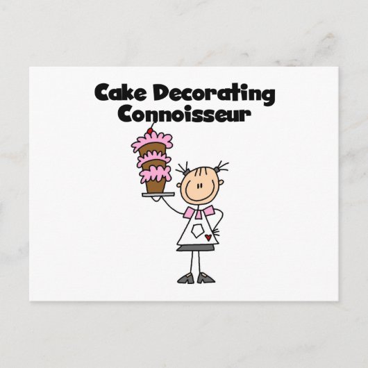 Cake Decorating Connoisseur Postkarte (Vorderseite)