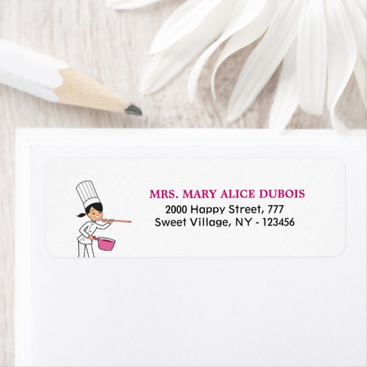 Cake Decorator Koch Kulinarischer Lehrer Zurück La (Insitu)