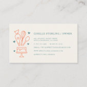 Cake Designer Bakery Baker Visitenkarte (Vorderseite)