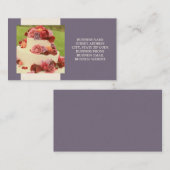 Cake Designer oder Hochzeitskarten Visitenkarte (Vorne/Hinten)