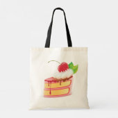 Cake Dessert Tote Bag Tragetasche (Rückseite)