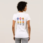 Cake Emojis T-Shirt (Schwarz voll)