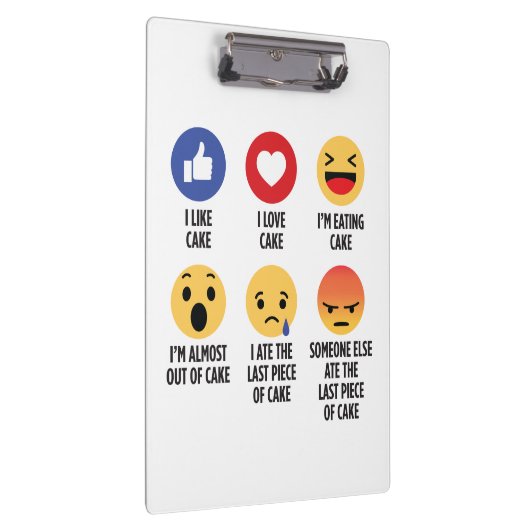 Cake Emoticons Klemmbrett (Rechts)