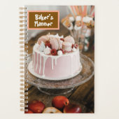 Cake Food Moderner Trend Macaroon Baker Planer (Vorderseite)