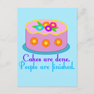 Cake Grammar Postkarte