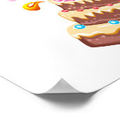 Cake Happy Birthday Poster (Ecke)