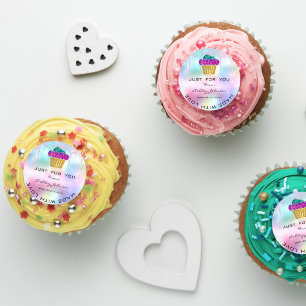 Cake hausgemachte Bäckerei Süßigkeiten Muffins Log Runder Aufkleber