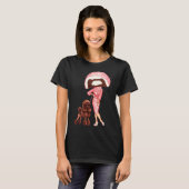 Cake Head Snow Cake Poodle Button Up T-Shirt (Vorne ganz)