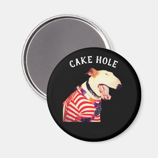 CAKE HOLE, MAGNET (Vorderseite/Rückseite)