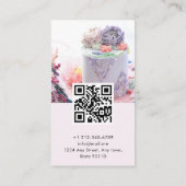 Cake Instagram Social Media Profile Foto Grid Visitenkarte (Rückseite)