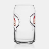 Cake is my Liebe Language - Berry Cake Word Ballon Dosenglas (Rechts)