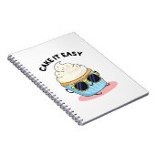 Cake It Easy Funny Cupcake Puff Notizblock (Rechte Seite)