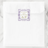 Cake Label für Ashlie Quadratischer Aufkleber (Tasche)
