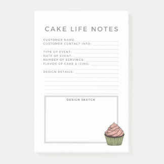 Cake Life Sticky Note Planner Post-it Klebezettel