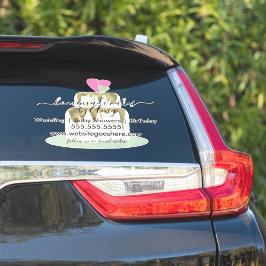 Cake Logo Bakery Business Marketing Car Decal Aufkleber