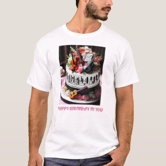 Cake Logo Design für besondere Feierlichkeiten T-Shirt