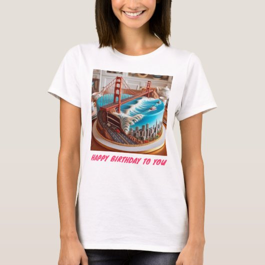 Cake-Logo-Design für T - Shirt (Vorderseite)