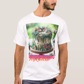 Cake-Logo-Design für T - Shirt (Vorderseite)