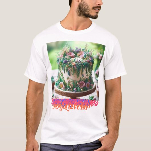 Cake-Logo-Design für T - Shirt (Vorderseite)