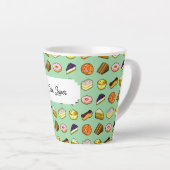 Cake Lover Köstliche Kuchen & Gebäck Muster Milchtasse (Rechte Ecke)