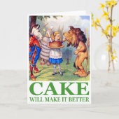 CAKE MACHT ES BESSER KARTE (Gelbe Blume)