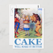 CAKE MACHT ES BESSER POSTKARTE (Vorne/Hinten)