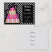 Cake Maker Business Cards Visitenkarte (Vorne/Hinten)