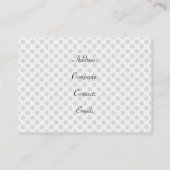 Cake Maker Business Cards Visitenkarte (Rückseite)