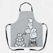 Cake Maker Dekorieren Riesenkuchen-Schürze Schürze (Vorderseite)