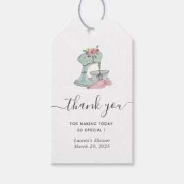 Cake Mixer Brautparty Danke, dass ihr Tags gegeben Geschenkanhänger