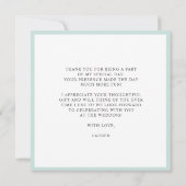 Cake Mixer Brautparty Square Danke (Rückseite)