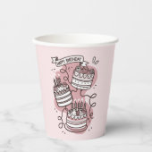 Cake Parade Pappbecher (Vorderseite)