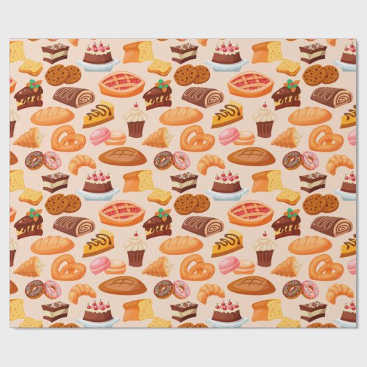 Cake Pattern Geschenkpapier (Flach)