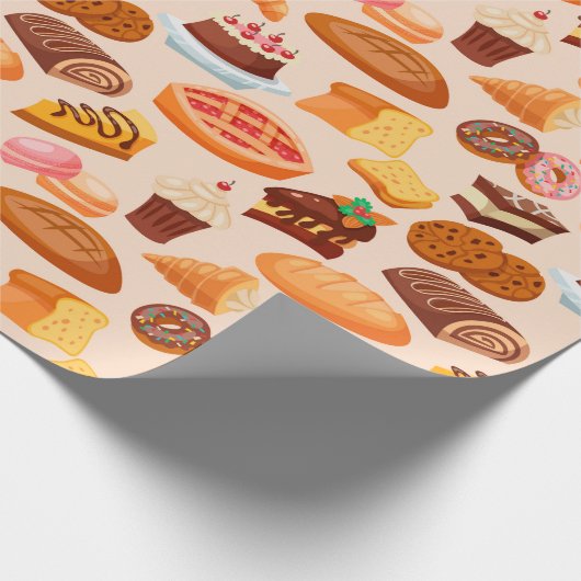 Cake Pattern Geschenkpapier (Ecke)