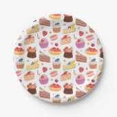 Cake Pies Cupcakes Deserts Galore Pappteller (Vorderseite)