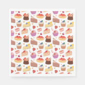 Cake Pies Cupcakes Deserts Galore Serviette (Vorderseite)
