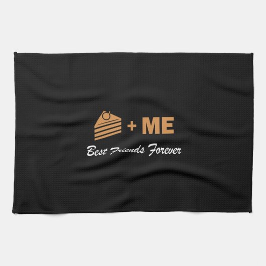 Cake Plus Me-BESTE FREUNDINNEN Geschirrtuch (Horizontal)