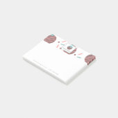 Cake Pop Sprinkles Bakery Cake Business Logo Post-it Klebezettel (angewinkelt)