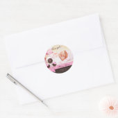 Cake Pops Baby Girl Sticker Pink Brown Candy (Umschlag)