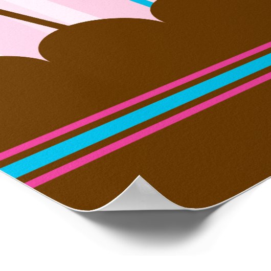 Cake Pops Bäckerei Poster (Ecke)