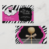 Cake Pops Business Cards - kundenspezifisch Visitenkarte (Vorne/Hinten)