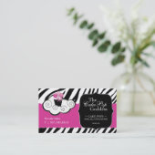 Cake Pops Business Cards - kundenspezifisch Visitenkarte (Stehend Vorderseite)