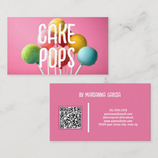 Cake Pops QR Visitenkarte