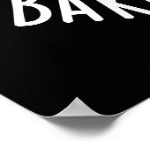 Cake Puns Bake Me Lächeln Funny Food Puff Dark BG Poster (Ecke)