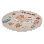 Cake Recipe Cutting Board Schneidebrett (Ecke)