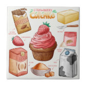 Cake Recipe Fliese (Vorderseite)