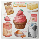 Cake Recipe Fliese (Vorderseite)