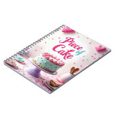 Cake Recipes Notizblock (Linke Seite)