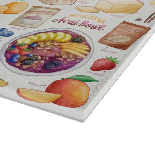 Cake Recips Cutting Board Schneidebrett (Ecke)