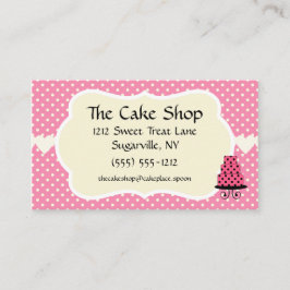 Cake Shop Bäckerei Business Cards Visitenkarte